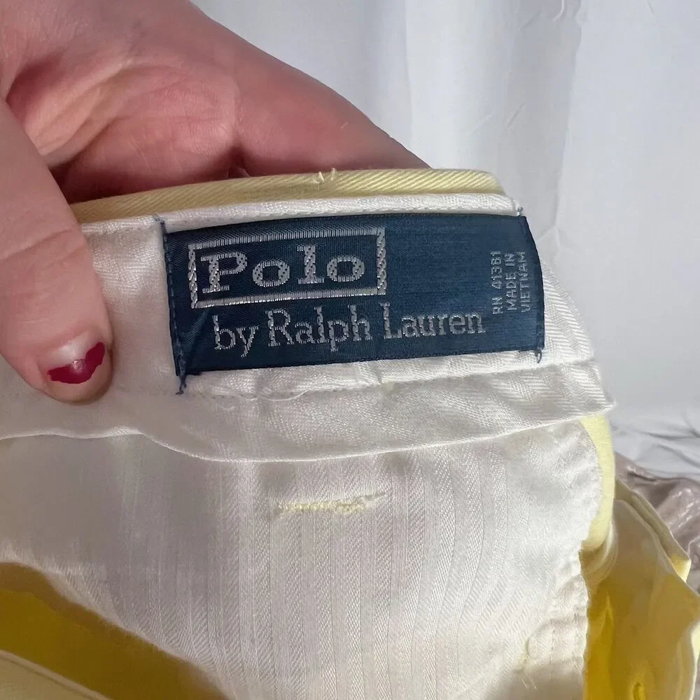 Polo Ralph Lauren Light Yellow Chinos Men's Size 50B-30 50 x 30